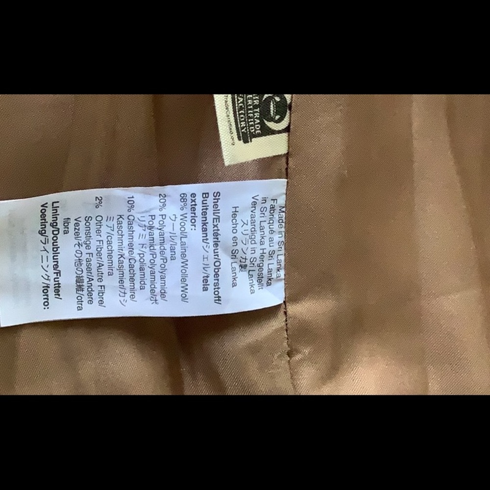 Madewell Wool Cashmere… Blend Camel coat size - Picture 5 of 15